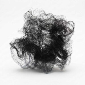 Invisible black hairnets for food processing factory