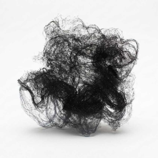 Latex-free-black-nylon-hairnets-wholesale Invisible black hairnets for food processing factory