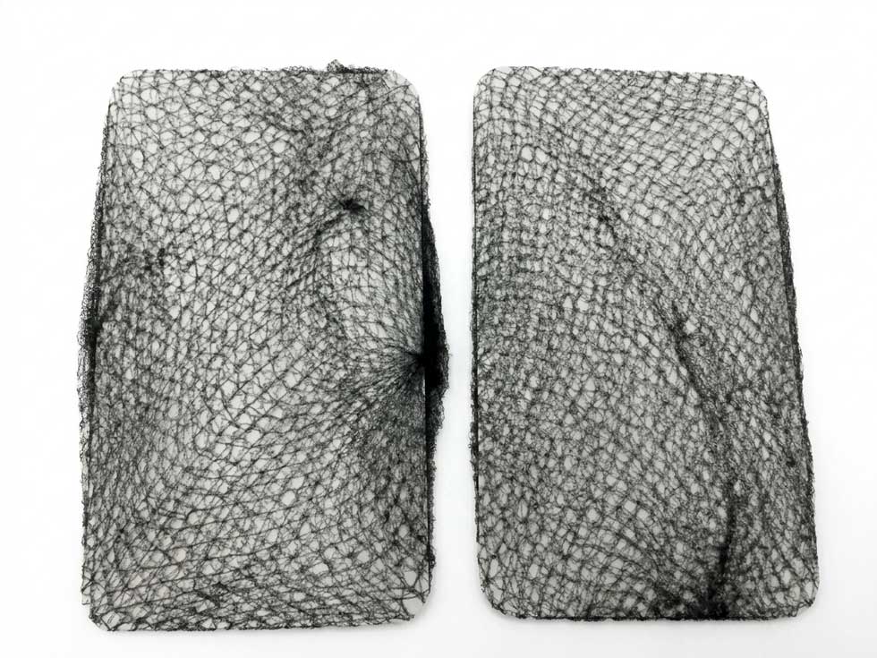 15D latex-free hairnets square vacuum pack